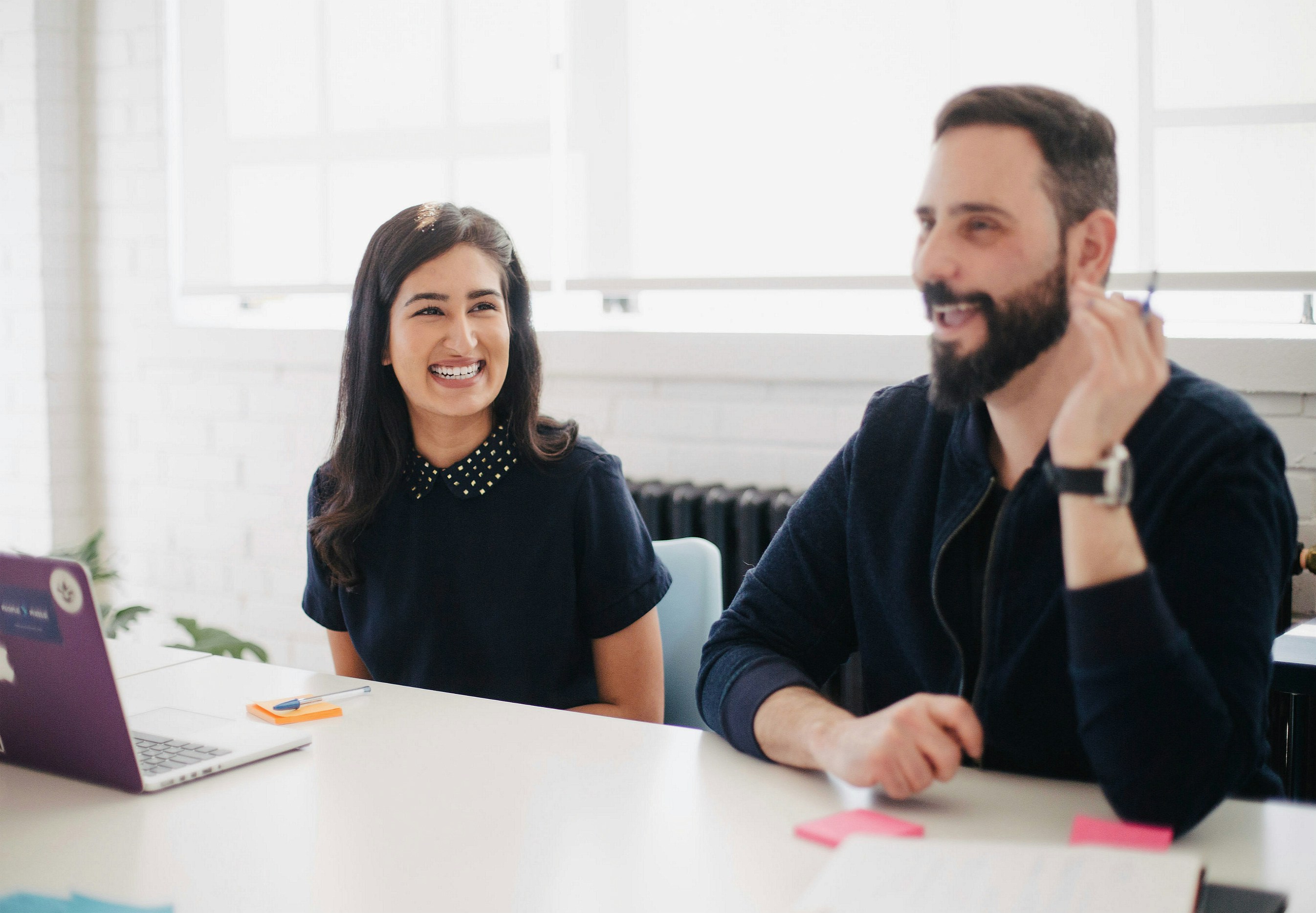 Professional team collaborating on AI solutions